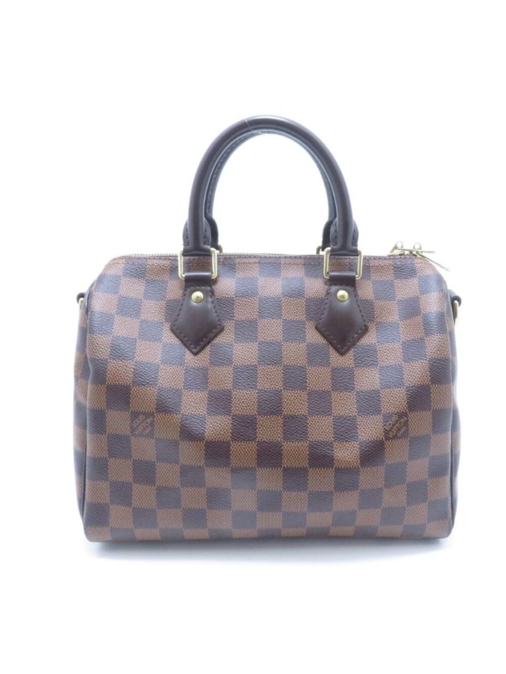 Louis Vuitton Speedy Bandouliere 25 Damier Shoulder Bag Canvas Brown